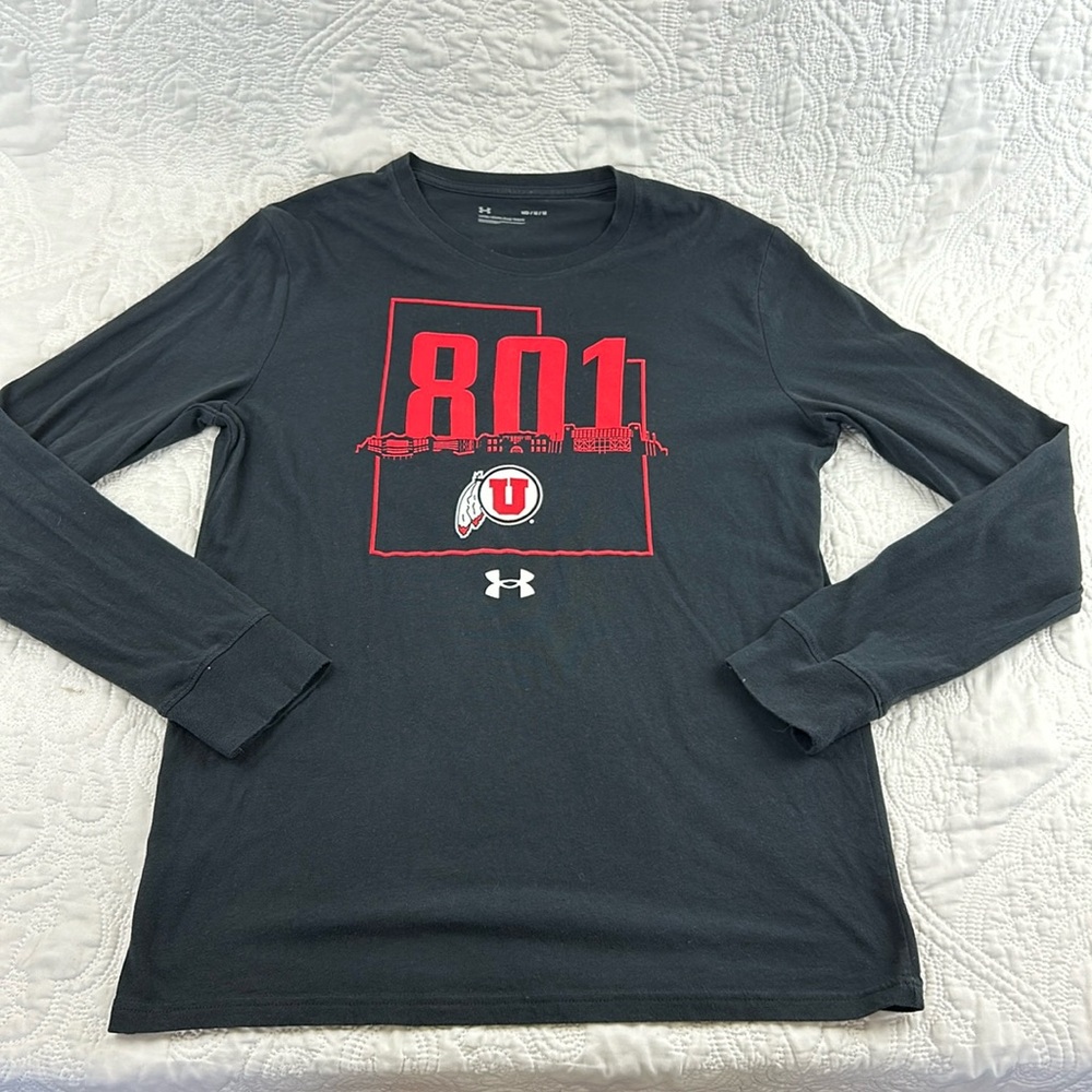 Under Armour University of Utah 801 long sleeve tee shirt women’s medium
